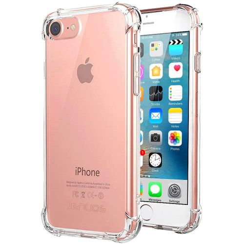 Coque Apple Iphone Se 2020 Souple Transparente Flexible Bumper En Gel Tpu Silicone Avec Bords Renforcés