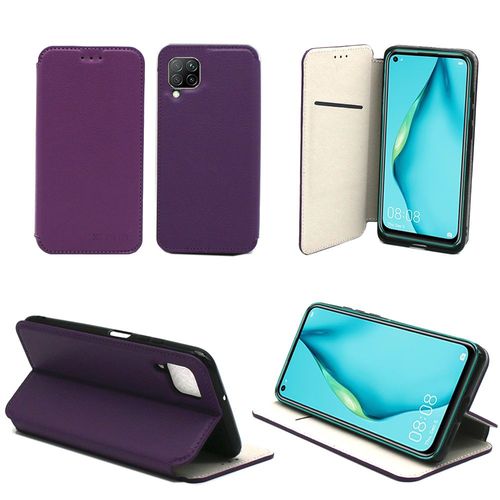 Etui Violet Pour Huawei P40 Lite Protection Portefeuille Violet À Rabat Avec Porte Cartes