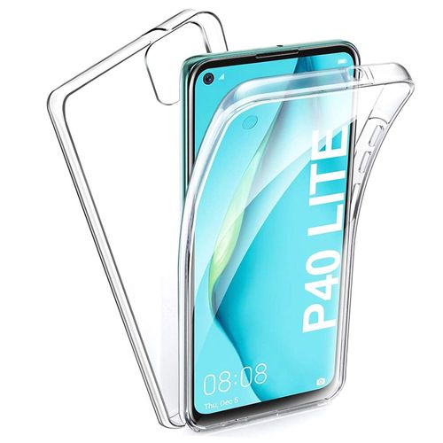 Coque 360 Degrés Pour Huawei P40 Lite Protection Intégrale Arrière Pc Case Et Avant Tpu Transparente