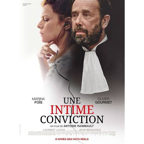 Une Intime Conviction - Véritable Affiche De Cinéma Pliée - Format 120x160 Cm - De Antoine Raimbault Avec Olivier Gourmet, Marina Foïs, Laurent Lucas - 2019