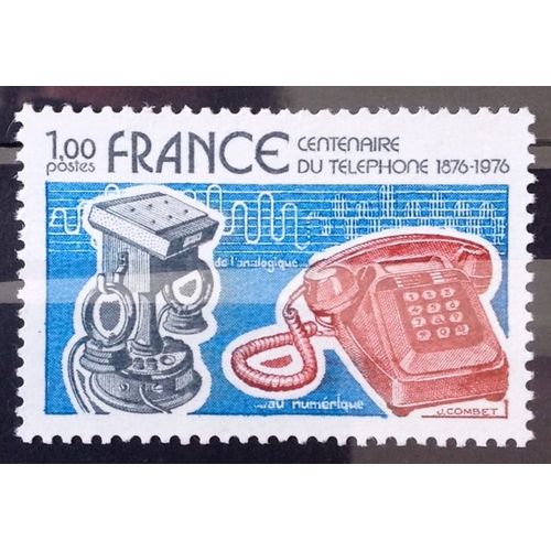 Centenaire Téléphone 1,00 (Impeccable N° 1905) Neuf** Luxe (= Sans Trace De Charnière) - France Année 1976 - N28391