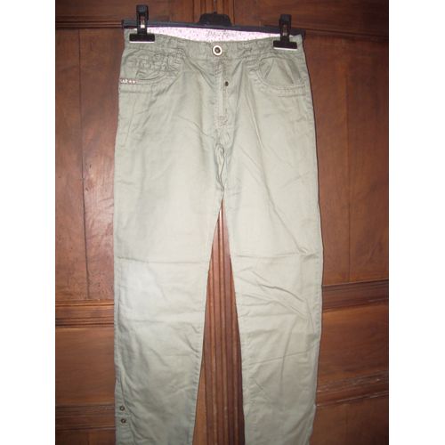 Pantalon Kaki Taille 12 Ans Marque Lida Rose , Superbes Détails