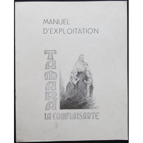 Tamara La Complaisante - Film 1937 R?alis? Par Felix Gandera Et Jean Delannoy Avec V?ra Kor?ne, Victor Francen, Colette Darfeuil - Livret De Cin?ma Original - 8 Pages 27x21cm - Dossier De Presse