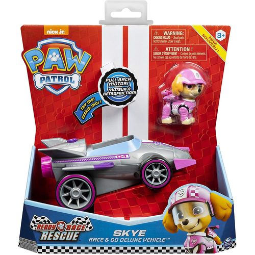 La Pat' Patrouille Vehicule + Figurine Stella Ready Race Rescue Paw Patrol (Solid)