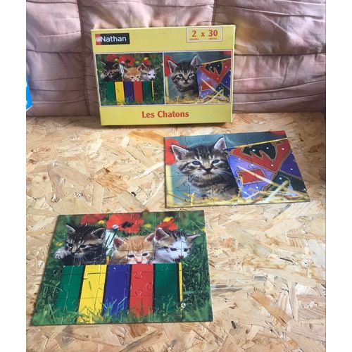 Puzzle 2x30 Pièces Les Chatons