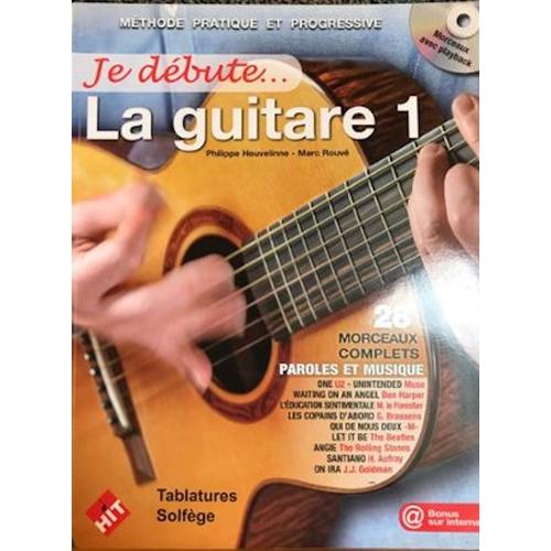 Heuvelinne / Rouvé Je Débute La Guitare Volume 1 Méthode Cd Hit Diff.