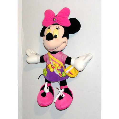 Peluche Minnie D'activités Vintage Fisher Price Doudou Minnie Disney 33 Cm