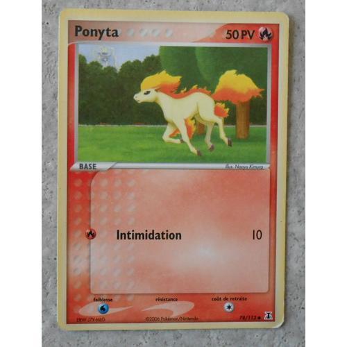 Ponyta 78/113 Set Ex Espèce Delta Fr