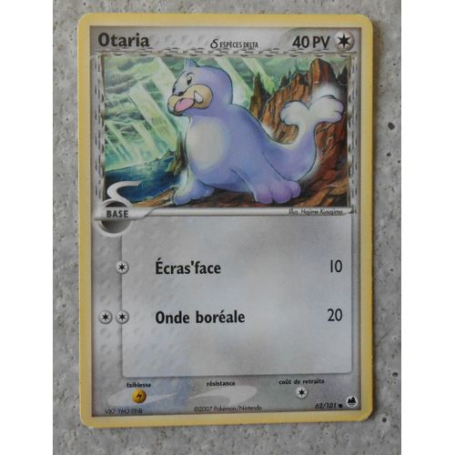 Otaria 62/101 Set Ex Iles Des Dragons Fr