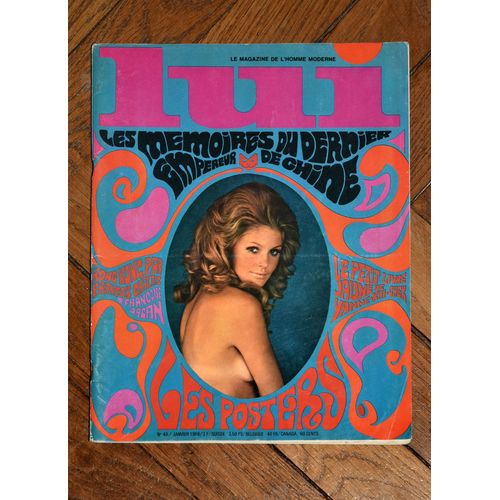 Lui 049 N° 49 Charme Anna Gaël Entretien Francoise Sagan Johnny Stark Pin-Up Aslan 1968