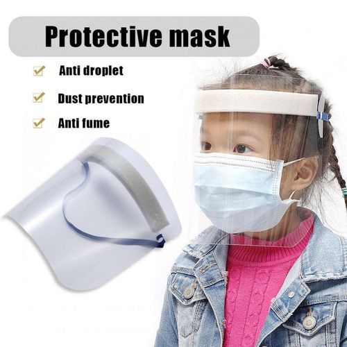Masque Visiere Transparent Enfant Protection Anti-Gouttelettes