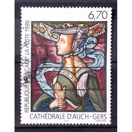 Cathédrale D'auch - Gers 6,70 (Joli N° 3254) Obl - France Année 1999 - N28382