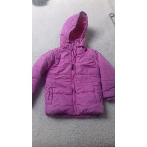Manteau Fille Doudoune A Capuche 3 Ans