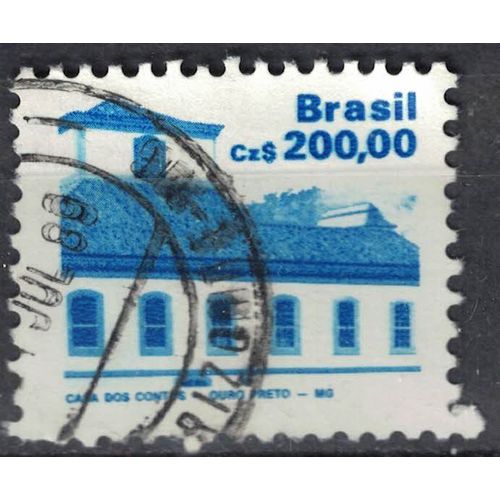 Brésil 1988 Oblitéré Used Casa Dos Contos Ouro Preto Mais Des Contes Su