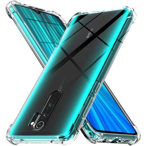 Xiaomi Redmi Note 8 Pro Housse Etui Coque De Protection 4 Coins Renforcé [Transparent]