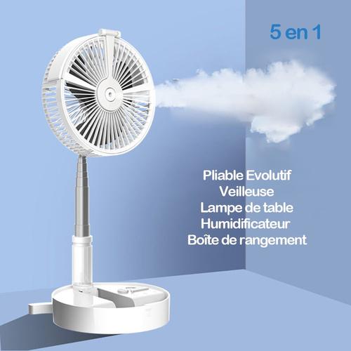 Ventilateur électrique de chargement de ventilateur de support de bureau  pliant télescopique