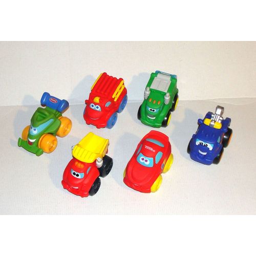 Voiture Roulimou Lot De 6 Jouets Camion Chuck Pompier Depanneuse Formule Roulimou Ptimou 10 Cm Playskool Tonka