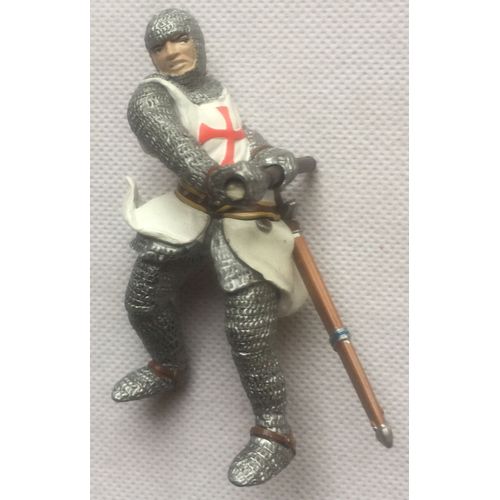 Figurine Chevalier, Templier, Malte, Moyen-Age, Château-Fort, Croisade