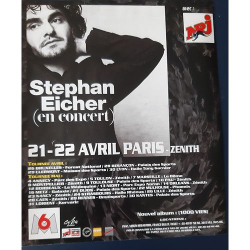 Publicité Advert Concert Album Advertising Stephan Eicher 1997 Tournée Française