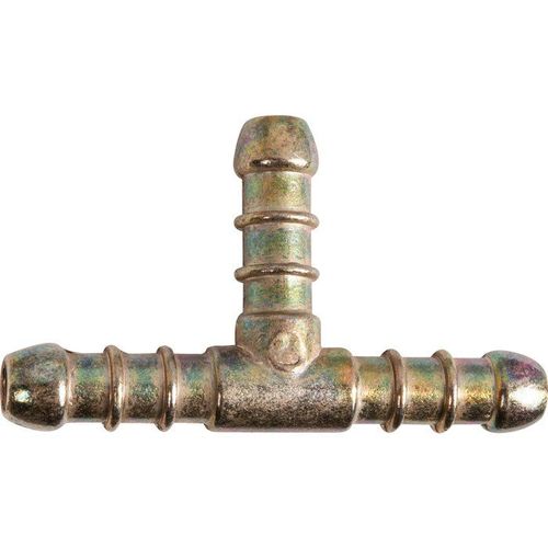Raccord té à tétine - Spécial gaz butane et propane - Laiton et Zamak