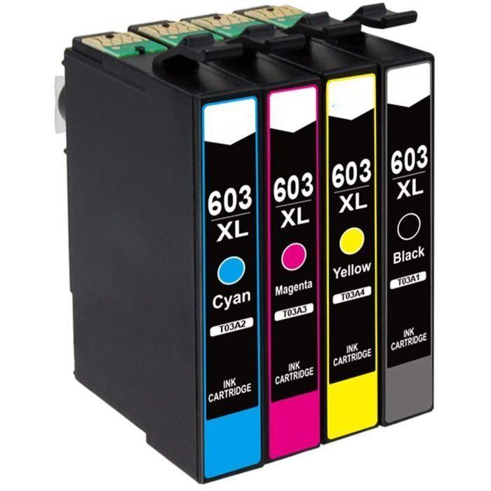 603 XL Cartouches d'encre compatibles pour EPSON 603 603XL pour Epson  XP-2100 XP-3100 XP-3155 XP-4100 XP-4105 XP-4150 XP-4155[N350]