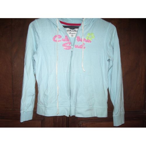 Veste À Capuche Bleue Ciel 1 Ans Marque Culture Sud