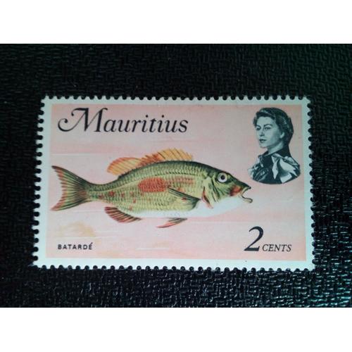 Timbre Ile Maurice Yt 329 Empereur (Lethrinus Harak) 1969 ( 110404 )