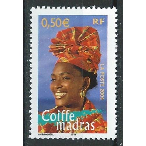 Coiffe Madras Portraits De Région La France À Vivre 2004 Neuf** N° 3650