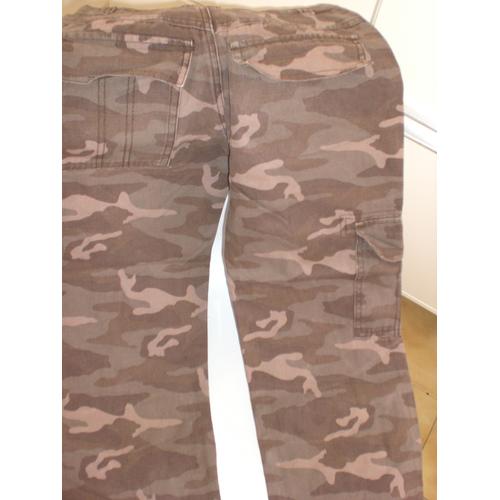 Pantalon La Redoute Camouflage Marron 10 Ans