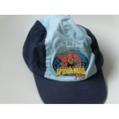 Jolie Casquette Spiderman Bleu 12 Ans