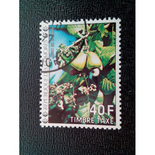 Timbre Comores Yt T 13 Noix De Cajou 1977 ( 110404 1 )