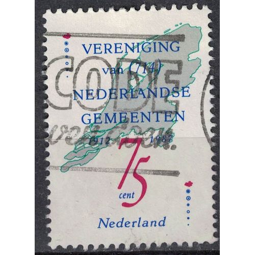 Pays Bas 1987 Oblitéré Used Mappe Association Des Municipalités Néerlandaises Su