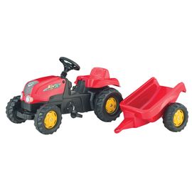 Tracteur À Pédales Rollykid Avec Remorque