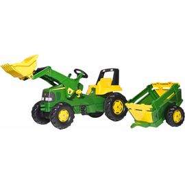John Deere 6210r Avec Pelle Et Remorque