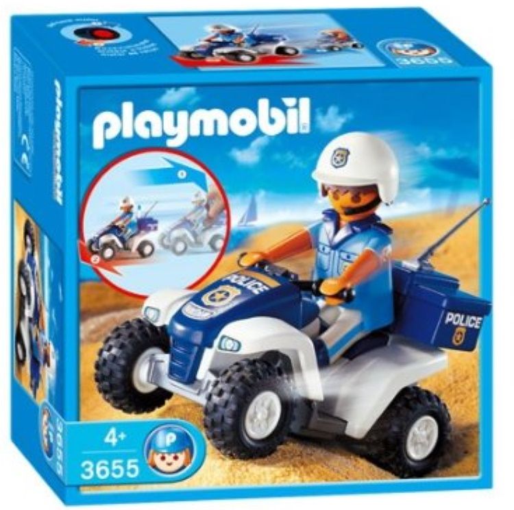 Playmobil City Action 3655 - Policier / Quad - 4