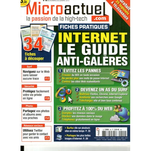 Micro Actuel Fiches Pratiques 44