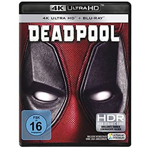 Deadpool 4k, 1 Uhd-Blu-Ray + 1 Blu-Ray + Digital Hd Uv