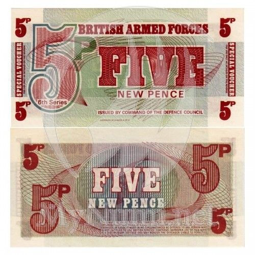 5 New Pence (British Armed Forces)
