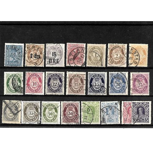 Norvège -Lot De 22 Timbres Oblitérés-Très Bon Etat