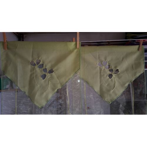 Paire De Rideaux Voilages Pour Fenêtres 45*120cm
