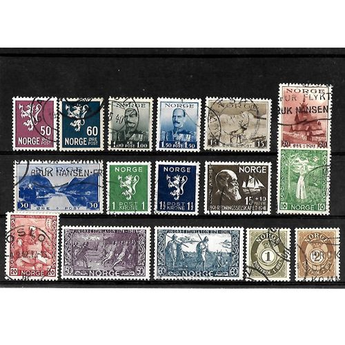 Norvège -Lot De 16 Timbres Oblitérés-Très Bon Etat
