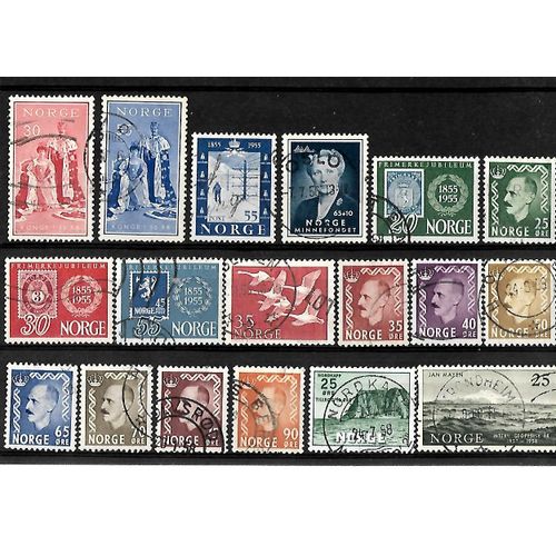 Norvège -Lot De 18 Timbres Oblitérés-Très Bon Etat