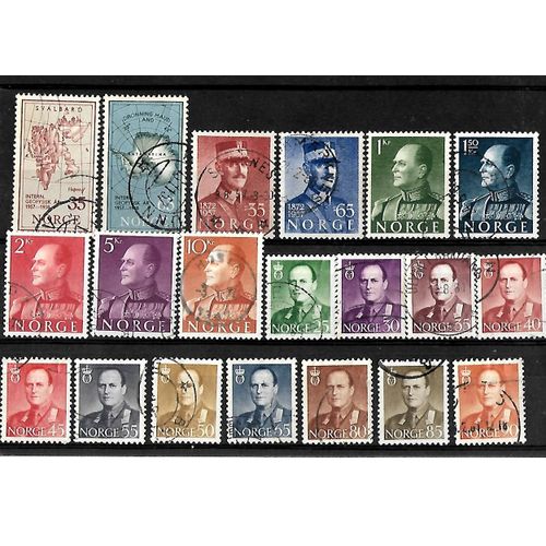 Norvège -Lot De 20 Timbres Oblitérés-Très Bon Etat