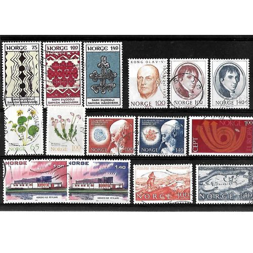 Norvège -Lot De 15 Timbres Oblitérés-Très Bon Etat