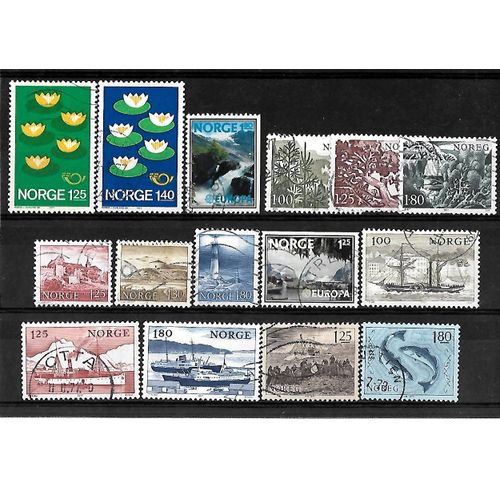 Norvège -Lot De 15 Timbres Oblitérés-Très Bon Etat