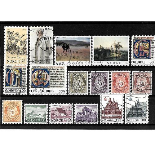 Norvège -Lot De 17 Timbres Oblitérés-Très Bon Etat