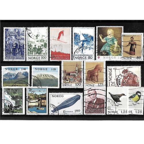 Norvège -Lot De 17 Timbres Oblitérés-Très Bon Etat
