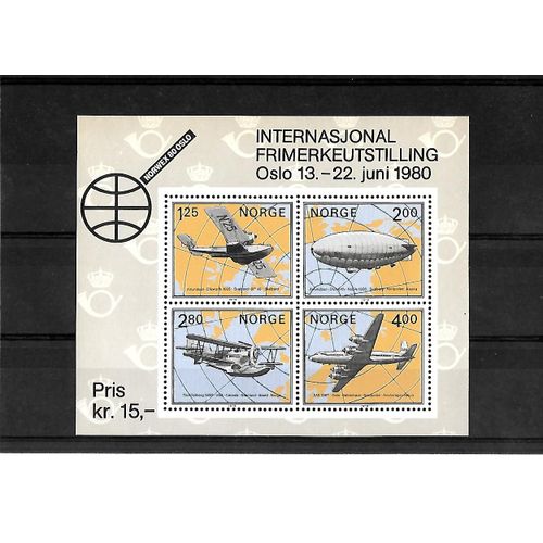 Norvège -Blf Du N°761 Au N°764 -Bloc De 4 Timbres Neufs**-Gomme Intacte- 1 Er Choix