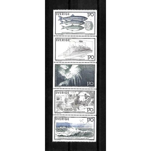 Suède -Du N°1060 Au N°1064 -Lot De 5 Timbres Neufs**-Gomme Intacte- 1 Er Choix
