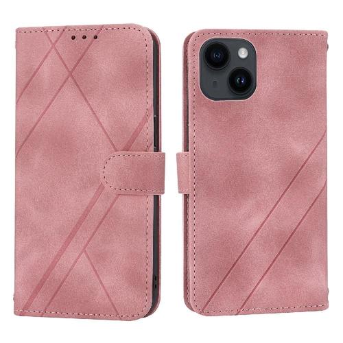 Filp Étui Pour Iphone 11 Pro Max Bicelle Protection Complète Titulaire De La Carte De Crédit Bracelet En Cuir Pu Anti Éraflure - Couleur Rose